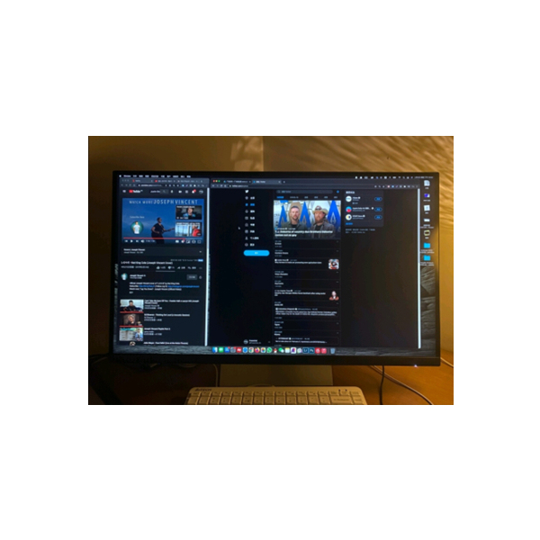JLS Future 27 4K USB-C Monitor P2721Q Pc Monitor 27 Inches White Led