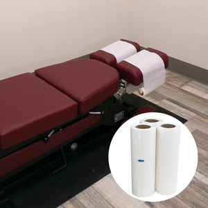 Premium gulungan lembar meja Chiropractic pijat sekali pakai kertas krep 8 "X225" Medis tebal kuat lembut profesional untuk klinik - Product Image 2