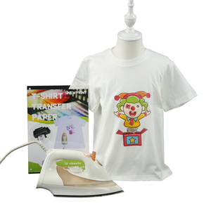 <span class=keywords><strong>Papier</strong></span> <span class=keywords><strong>transfert</strong></span> thermique imprimable à jet d'encre léger en <span class=keywords><strong>textile</strong></span> de coton UNEWPRINT DIY A4 - Product Image 1