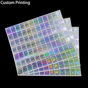 Tùy chỉnh in Giáng Sinh cát semprot Logo Thương Hiệu Mã Vạch Nối Tiếp đánh số Nhãn An Ninh 3D Ba Chiều Sticker - Product Image 2