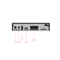 Decodificador receptor de TV DVB T2 de gran oferta, decodificador H.264/H.265 WIFI Youtube 2K con procesador de cuatro núcleos, decodificador TDT HD