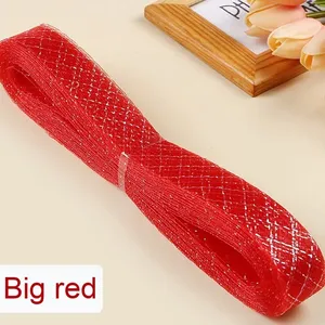 Xuyên biên giới cung cấp trực tiếp đàn hồi <span class=keywords><strong>2</strong></span>-3cm đầy màu sắc xương cá lưới vành đai tự làm mũ nón phụ kiện trang trí vật liệu vải - Product Image 3