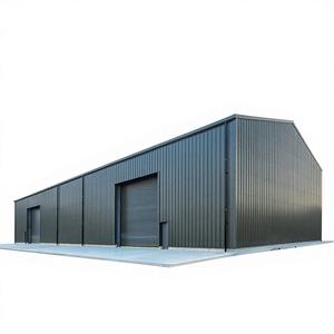 Bâtiment d'entrepôt préfabriqué SYLY en structure acier avec surface galvanisée à chaud à vendre - Product Image 1