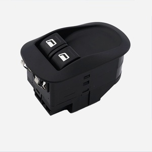 สวิตช์ควบคุมกระจกไฟฟ้าสีดำ อะไหล่ทดแทนสำหรับเปอโยต์ 206 306 - Product Image 1