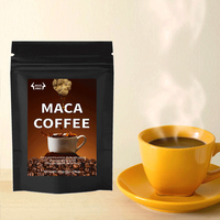 Café instantané énergétique puissant aux herbes et extrait de Maca pour hommes, sachet sucré