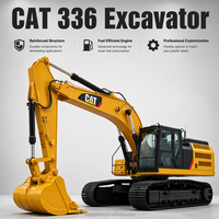 Excavatrice Caterpillar 336 reconditionnée prête à l'emploi, 36 tonnes, moteur diesel CAT, inspection professionnelle 2020, mondiale