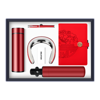 Coffret Cadeau d'Entreprise Personnalisé avec Logo : Mug, Parapluie, Masseur Cervical – Idéal pour Cadeaux VIP et Offres Promotionnelles