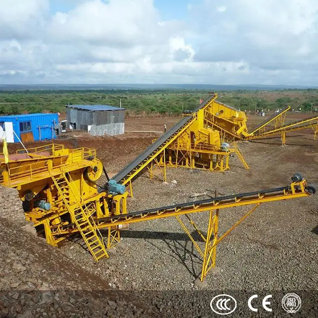 250th aggregati sand gravel crusher plant completa rock stone crushing linea di produzione prezzo