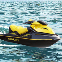 Prix Usine Confortable Jet Ski en Fibre de Verre Motomarine Bateau à Moteur Aquatique Sea Doo