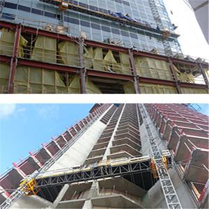 아연 도금 마스트를 갖춘 전동 모터 마스트 클라이밍 작업 플랫폼 - Product Image 6