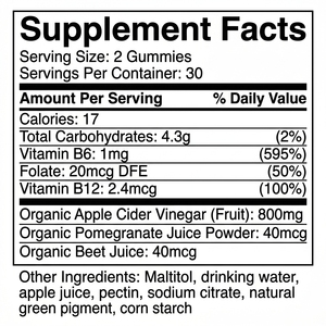 Gummies Keto ACV à la grenade sans sucre, marque privée OEM, pour le soutien quotidien de la santé - Product Image 6