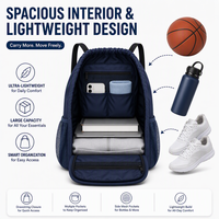 Sac à dos de sport imperméable de qualité supérieure avec cordon de serrage, sac de sport, sac à dos de voyage pour hommes et femmes, vente en gros, OEM, ODM, fournisseur d'usine