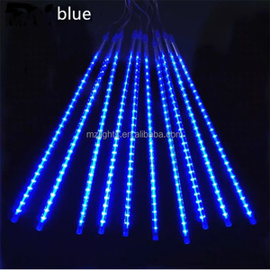 Ngoài trời LED đèn sao băng Màu Đỏ giáng sinh ánh sáng tắm mưa 8 ống 50cm cho cây bên Patio đám cưới - Product Image 2