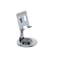 Soporte Universal Giratorio de 360 Grados para Teléfono, de Aluminio, Plegable, Multiángulo, para Escritorio, para Oficina