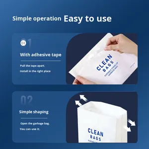 Bolsas de Basura para Auto al por Mayor, Suministros de Almacenamiento Desechables, Adhesivas y Plegables - Product Image 4