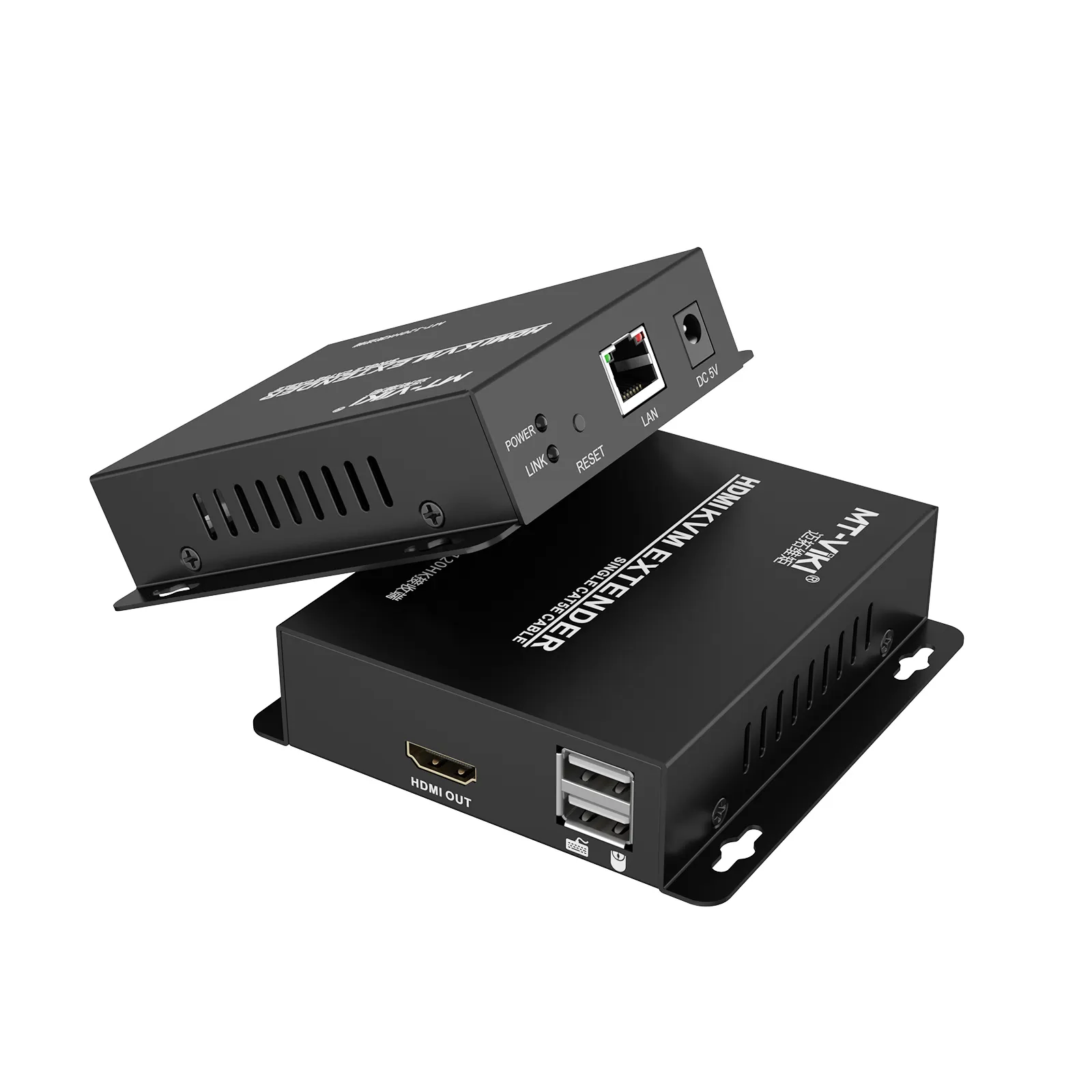 ईथरनेट पर MT-VIKI 120M USB HDMI KVM एक्सटेंडर, ईथरनेट पर 1080P 60Hz HDMI KVM ट्रांसमीटर और रिसीवर