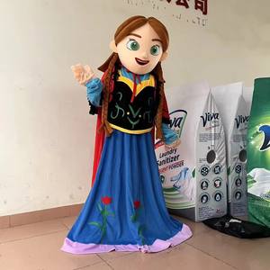 Nouveau bonhomme de <span class=keywords><strong>neige</strong></span> <span class=keywords><strong>Olaf</strong></span> Elsa Anna princesse adulte dessin animé Cosplay mascotte Costume pour publicité fête carnaval accessoire - Product Image 3