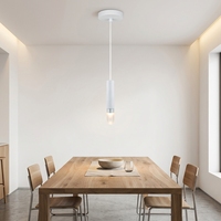 Luminaire suspendu moderne pour cuisine et chambre, mini plafonnier blanc personnalisable pour îlot de cuisine, salles à manger, bars, et espaces de vie