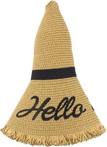 Tùy Chỉnh Lớn Brim Có Thể Gập Lại Giấy Mềm Phụ Nữ Bãi Biển Rơm <span class=keywords><strong>Hat</strong></span> Với Thêu Logo - Product Image 3