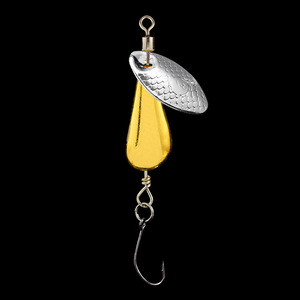 Rotierender Micro-Spinner-Köder, kleiner Metall-Angelköder, Wobbler, Löffelköder, Hartköder für Süßwasser, Bachmikrofischen für Forellen und Weißfische - Product Image 4