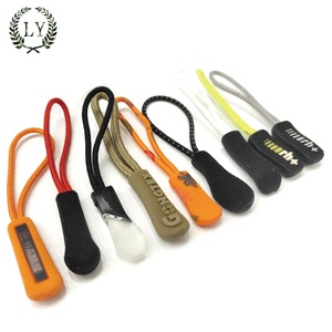Factory Injection Plastic Hard PVC Zipper Puller Sliders for Clothing/Custom Zipper Pulls Logos
