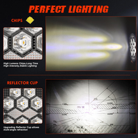 Lampe de travail LED personnalisée de 4 pouces Lampe de travail à faisceau ponctuel LED Lampe auxiliaire externe 4x4 pour tracteur de camion tout-terrain