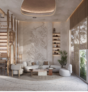 Design d'Interni per <span class=keywords><strong>Centro</strong></span> Estetico/SPA in Stile Naturale, Progettazione 3D, Decorazione e Ristrutturazione Negozio, Arredamento Personalizzato per Salone di Bellezza - Product Image 3