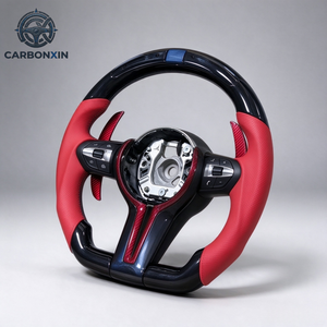 Volant en fibre de carbone pour BMW E92 F30 F10 E60 F31 F82 E61 E90 E39 E91 E70 E46 F22 E53 F80 F48 F01 F32 F36 F07 F93 E87 - Product Image 1