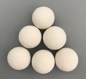Bola keramik Alumina Al2O3 kekuatan tinggi sedang mendukung bahan tahan api Mgo <span class=keywords><strong>SiO2</strong></span> cetakan Las Semen Alumina - Product Image 2