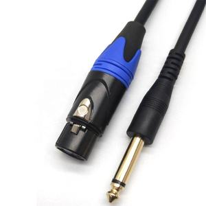 Cable de extensión <span class=keywords><strong>para</strong></span> amplificador de <span class=keywords><strong>guitarra</strong></span>, conector macho TS a XLR hembra de 6,35mm, receptor de micrófono inalámbrico - Product Image 1
