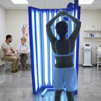 Panneau de photothérapie UVB à bande étroite 311 nm pour le corps entier, modèle KN-4004B, pour cliniques dermatologiques, traitement du vitiligo, du psoriasis et de l'eczéma