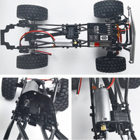 Nouveau moteur de pièces de mise à niveau SCX24 RGT 050 3.7-7.4V moteur brossé pour voiture sur chenilles 1/24 RC SCX24 90081 DODGE