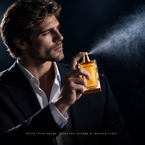 Parfum pour homme de qualité supérieure, chaud, boisé, longue tenue, symbolisant l'intégration, senteur bois de cèdre, vétiver, violette. - Product Image 5