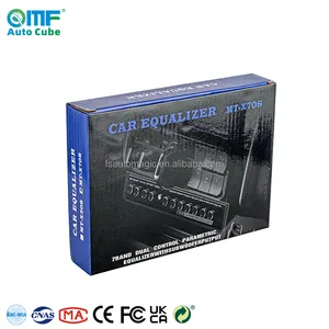 QMF EQ7 Car Audio Equalizer Adjustable 7 Bands EQ Car Amplifier Graphic Equalizer