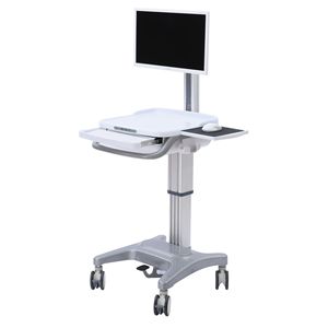 Smart Hospital Workstation Trolley Integriertes Monitor regal Langlebige Struktur für die Verarbeitung und Diagnose klinischer Daten - Product Image 2