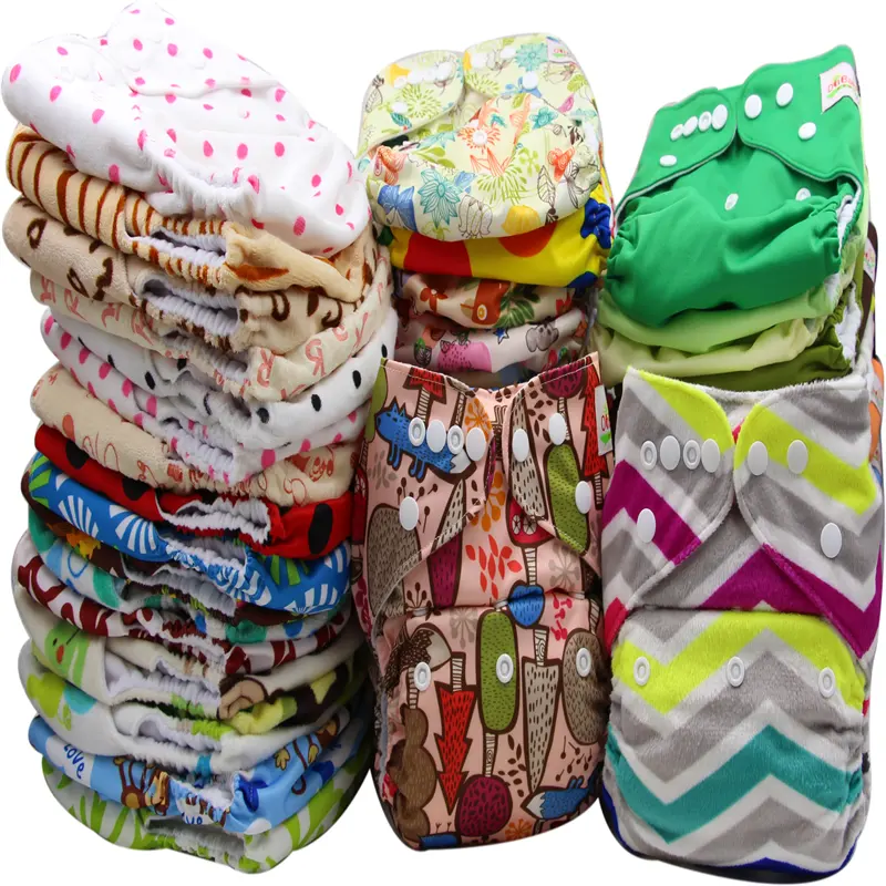 Hot Selling Mooie Print Ecologische Bay Doek Luier Verstelbare Wasbare Luiers