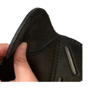 Funda de cintura oculta para exteriores, de cuero genuino, mini, invisible, para Walter PPQ <span class=keywords><strong>T4E</strong></span>, funda universal de transporte. - Product Image 3