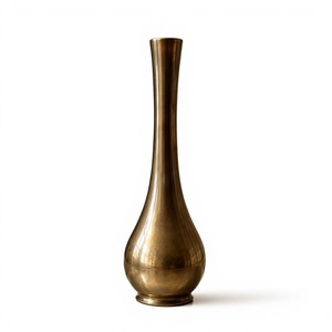 Vase à fleurs haut de gamme fait main, design abstrait, pour décoration de sol, vases de luxe, porte-plantes artificielles, décoration de mariage - Product Image 1