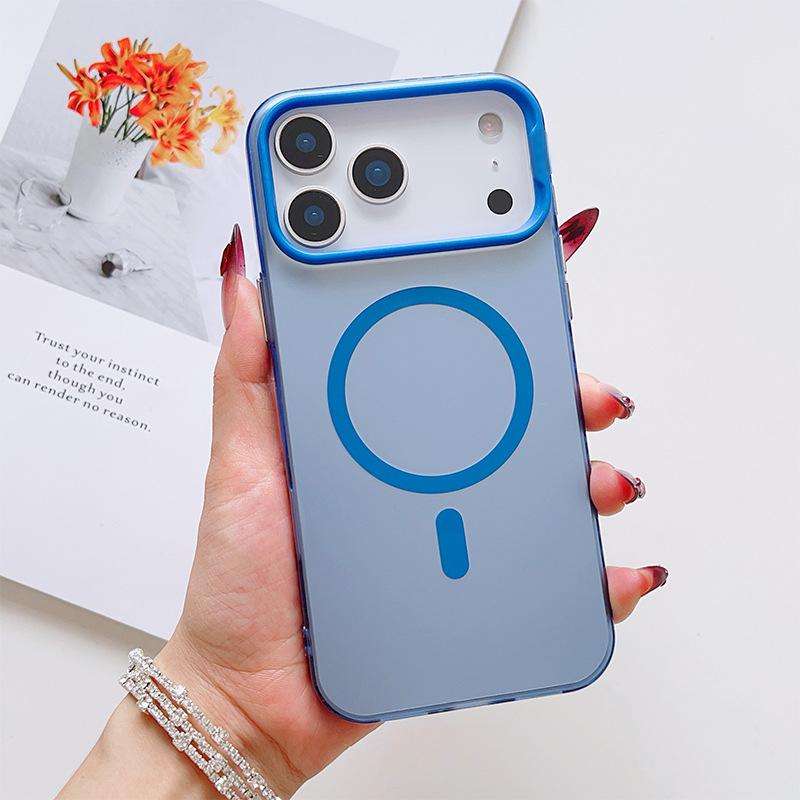 สีเงินหลากสีแม่เหล็กน้ำเงิน