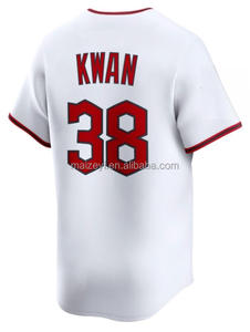 Chất Lượng Tốt Nhất Khâu Tùy Chỉnh #11 Jose Ramirez #38 Steven Kwan Thêu Bóng Chày Mỹ Jersey - Product Image 2