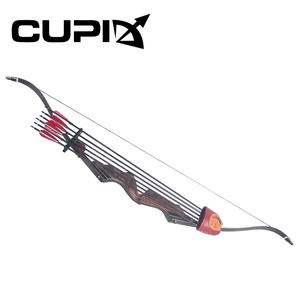 Arco Recurvo Tradicional Hecho a Mano CUPID Archery, Tamaño Grande/Pequeño, Capacidad para 6/4 Flechas, Arco y Flecha para Caza, Carcaj para Flechas - Product Image 3