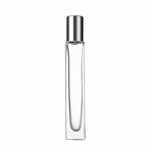 Hot Sale LK Packaging <b>10ml</b> Matte Black Glass Cylinder Roll-on <b>Bottle</b> Bamboo Cap Silk Screen Printing Screw Perfume - Product Image 2
