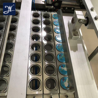 CFD Machine entièrement automatique de remplissage et de boisson eau gelée jus yaourt en plastique tasse feuille scelleuse pour emballage liquide
