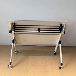 Table d'école pliante de conception moderne, durable, double tube, pieds à chevrons, longue table d'étudiant pliable pour le tutorat en classe - Product Image 3