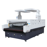 Machine de découpe laser textile haute vitesse 1900x2500mm 1925 pour la découpe de rouleaux de tissu imprimé par sublimation