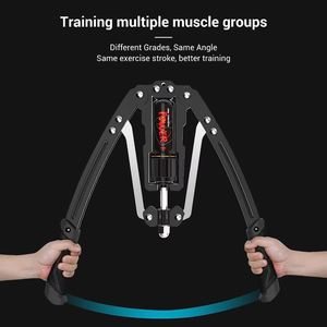 Extenseur de poitrine réglable, entraîneur musculaire, équipement de fitness, 22-440 lbs, renforcement des mains, Power Twister hydraulique, exercice pour les bras - Product Image 3