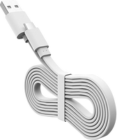 Cable USB C 3A, Cargador Tipo C, Cable Plano de PVC en Forma de Noodle, Cable Tipo C de Carga Rápida para Teléfono Celular