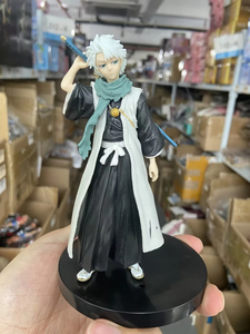 4 Styles de figurines de collection <span class=keywords><strong>Bleach</strong></span> Toushirou <span class=keywords><strong>Zaraki</strong></span> Kenpachi Kurosaki Ichigo, figurines en PVC, figurines d'anime pour enfants - Product Image 5