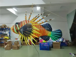 Led Flying Decoration Iluminación <span class=keywords><strong>gigante</strong></span> Peces inflables tropicales con Led para decoración de escenario - Product Image 2