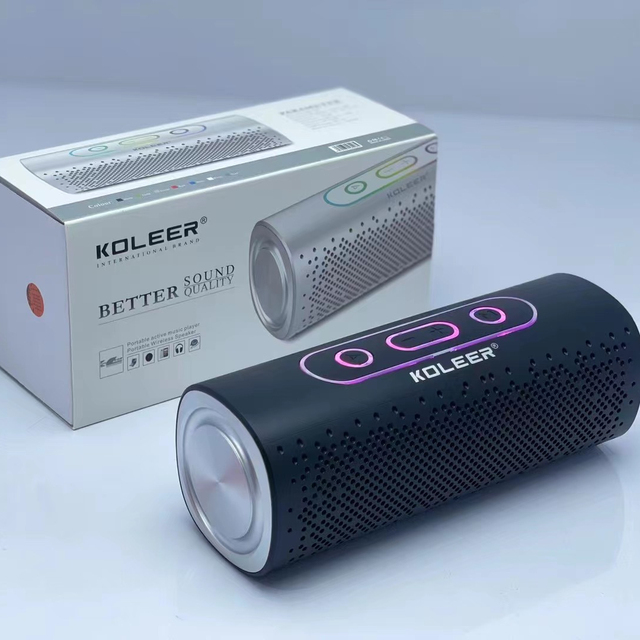 New Model Koleer S819 Speaker Wireless Bt 360 Sound Home Music Bass Speaker